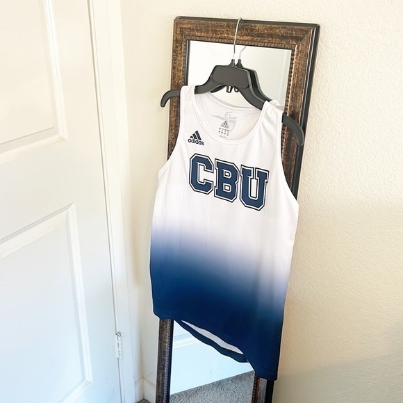 Adidas California Baptist University CBU racerback tank top - Picture 1 of 5